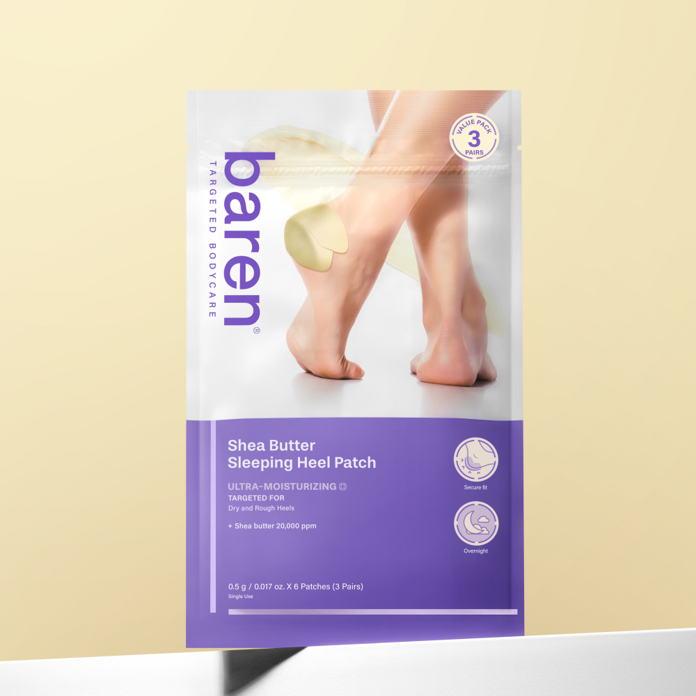 baren Shea Butter Sleeping Heel Patch 6pcs