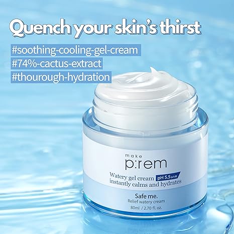 make p:rem Safe Me. Relief Watery Cream 80ml - DODOSKIN