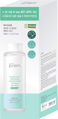 make p:rem Safe Me Relief Essence Toner 400ml - DODOSKIN