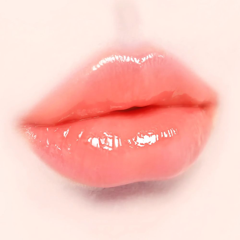 Dinto Blur-Jelly Pluming Lip Tint 3.5g in 773 Peach Gelee Shade.