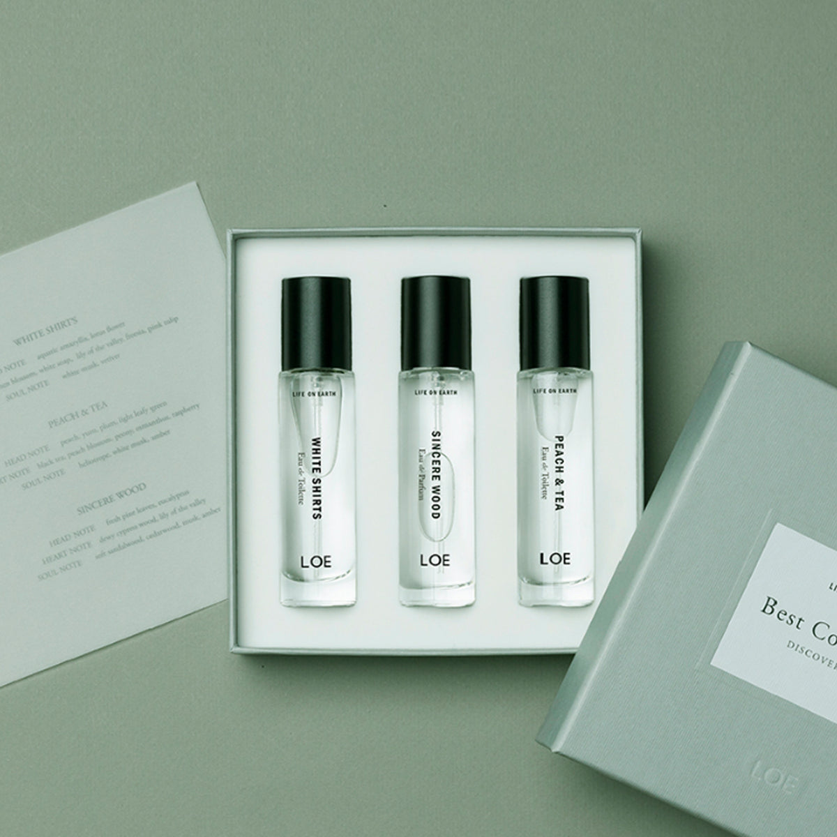 LOE Rosy Bset Collection Discovery Set 16ml * Three types of perfumes