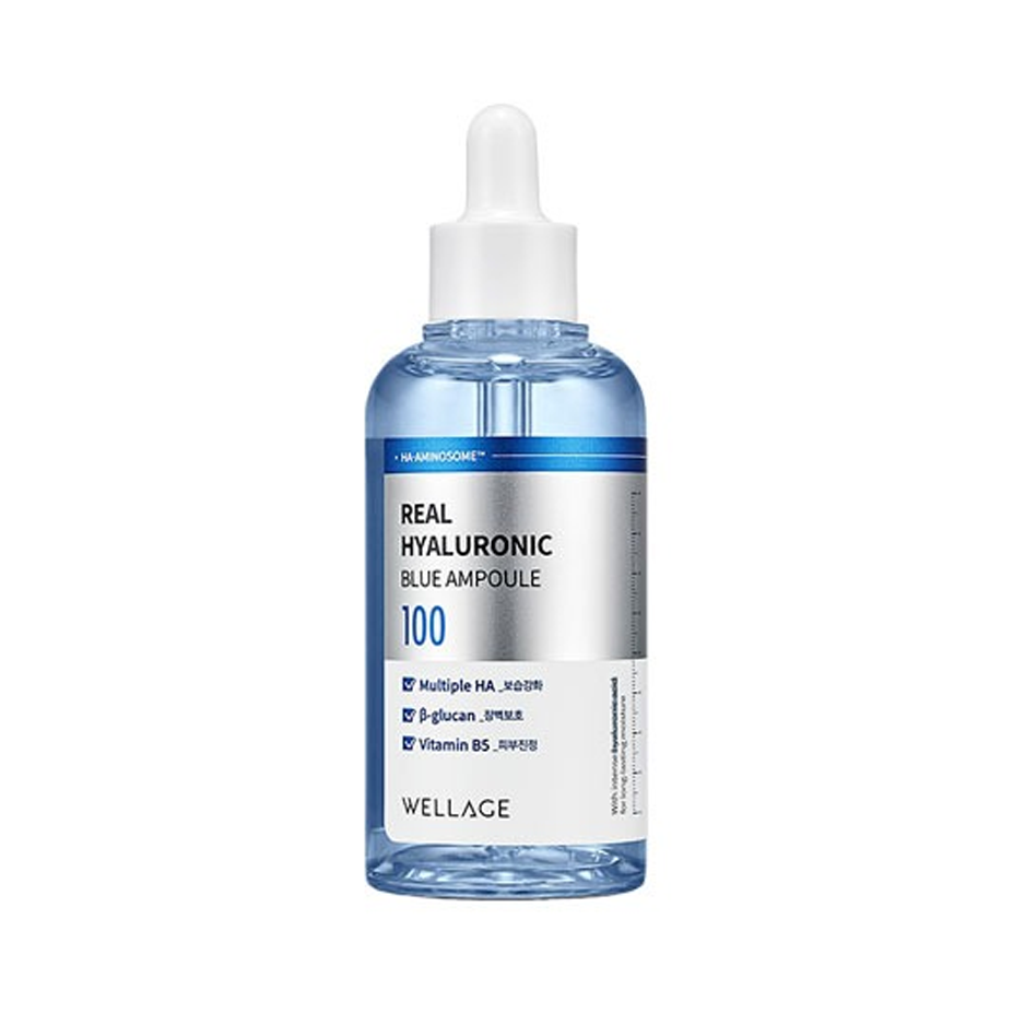 Wellage Real Hyaluronic blue ampoule 75ml - DODOSKIN