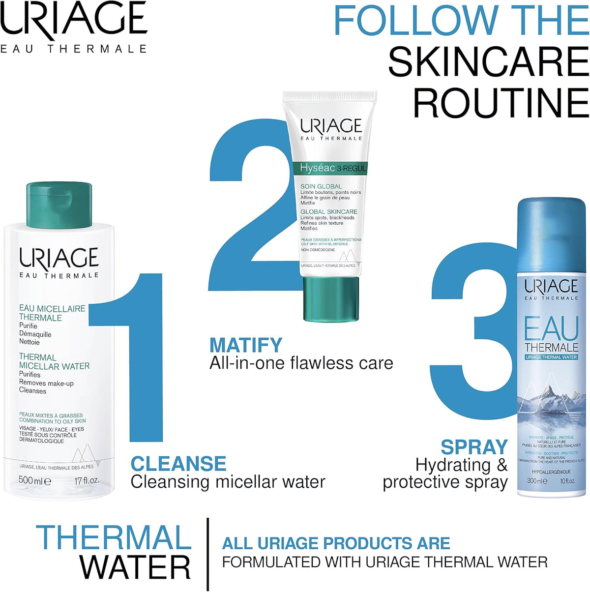 URIAGE Hyseac 3 Regul+ 40ml