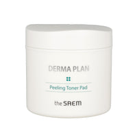 the SAEM Derma Plan Peeling Toner Pad Special Set (145ml 70ea + Refill 105ml 50ea) - DODOSKIN
