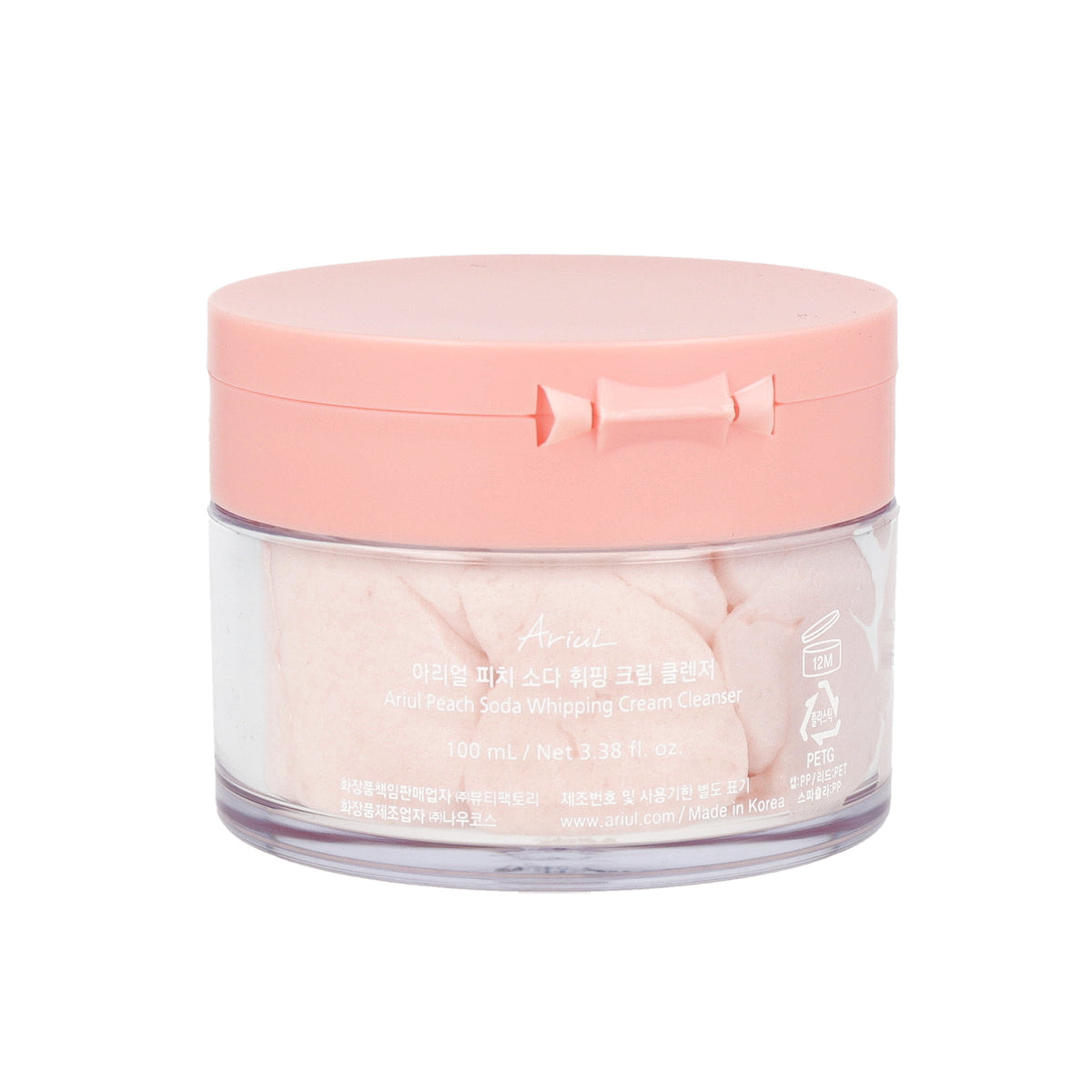 Ariul Peach Soda Whipping Cream Cleanser 100ml