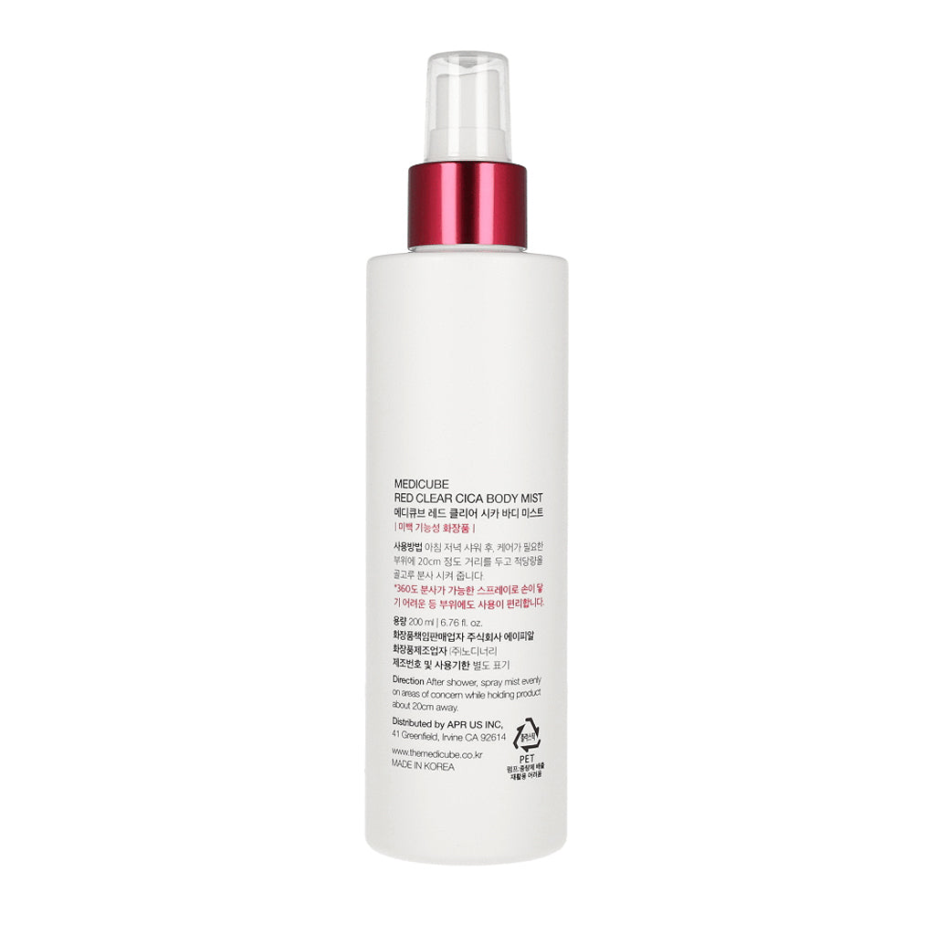MEDICUBE Red Clear Cica Body Mist 200ml - Dodoskin