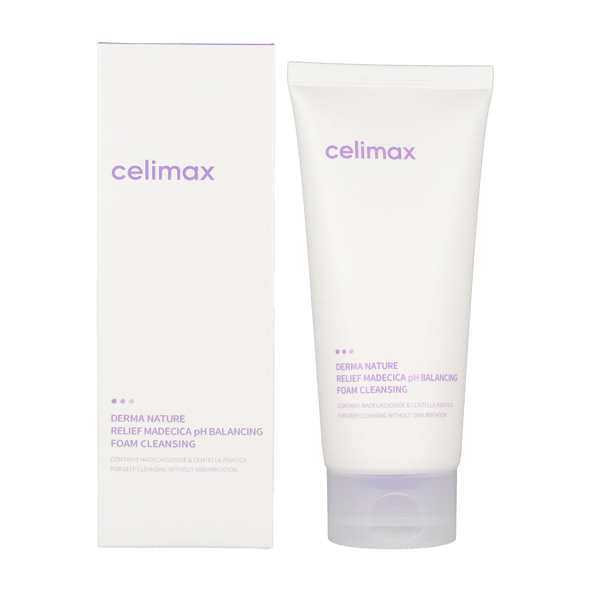 celimax Derma Nature Relief Madecica pH Balancing Foam Cleansing 150ml