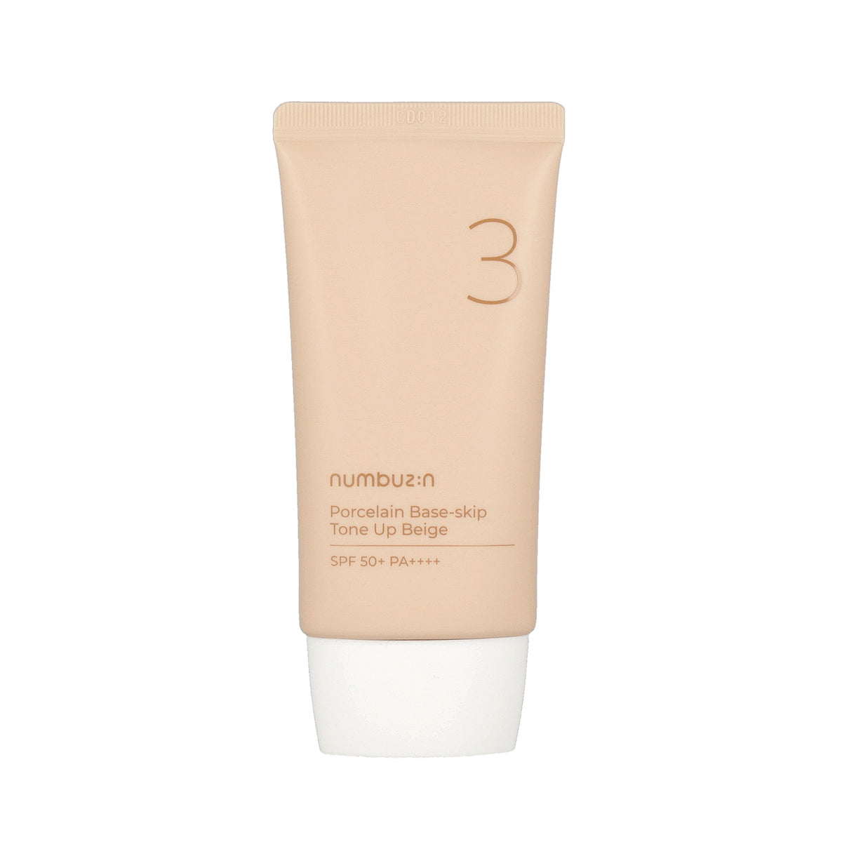 numbuzin No.3 Porcelain Base-skip Tone Up Beige SPF50+ PA+++ 50ml - DODOSKIN