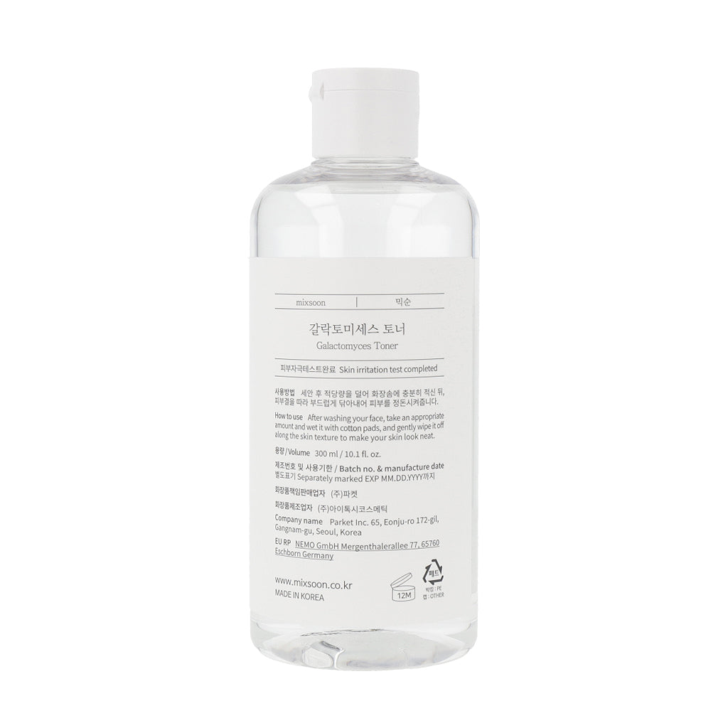 mixsoon Galactomyces Toner 300ml - Dodoskin