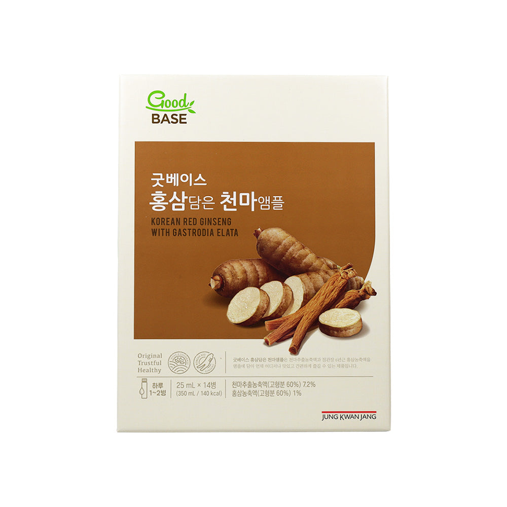 Jung Kwan Jang Good Base Red Red Ginseng con Gastrodia elata 25ml * 14 botellas