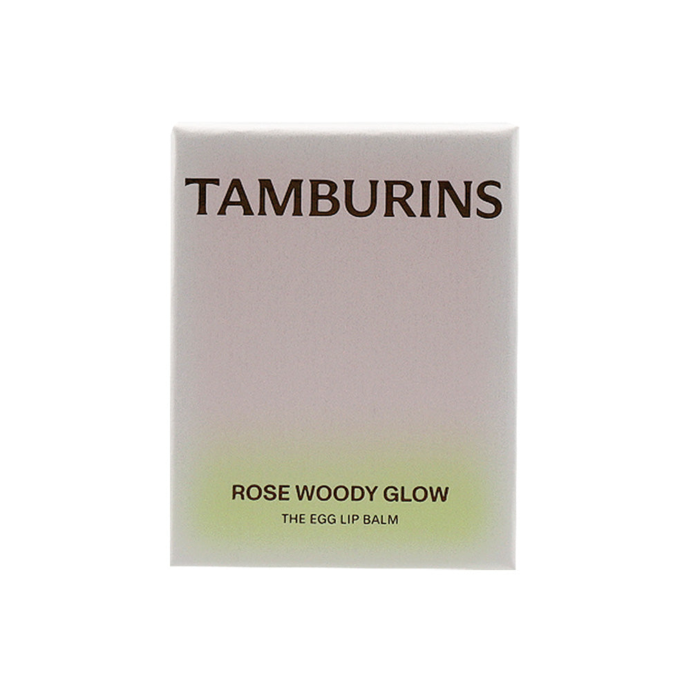 TAMBURINS Egg Lip Balm Rose Woody Glow 5g