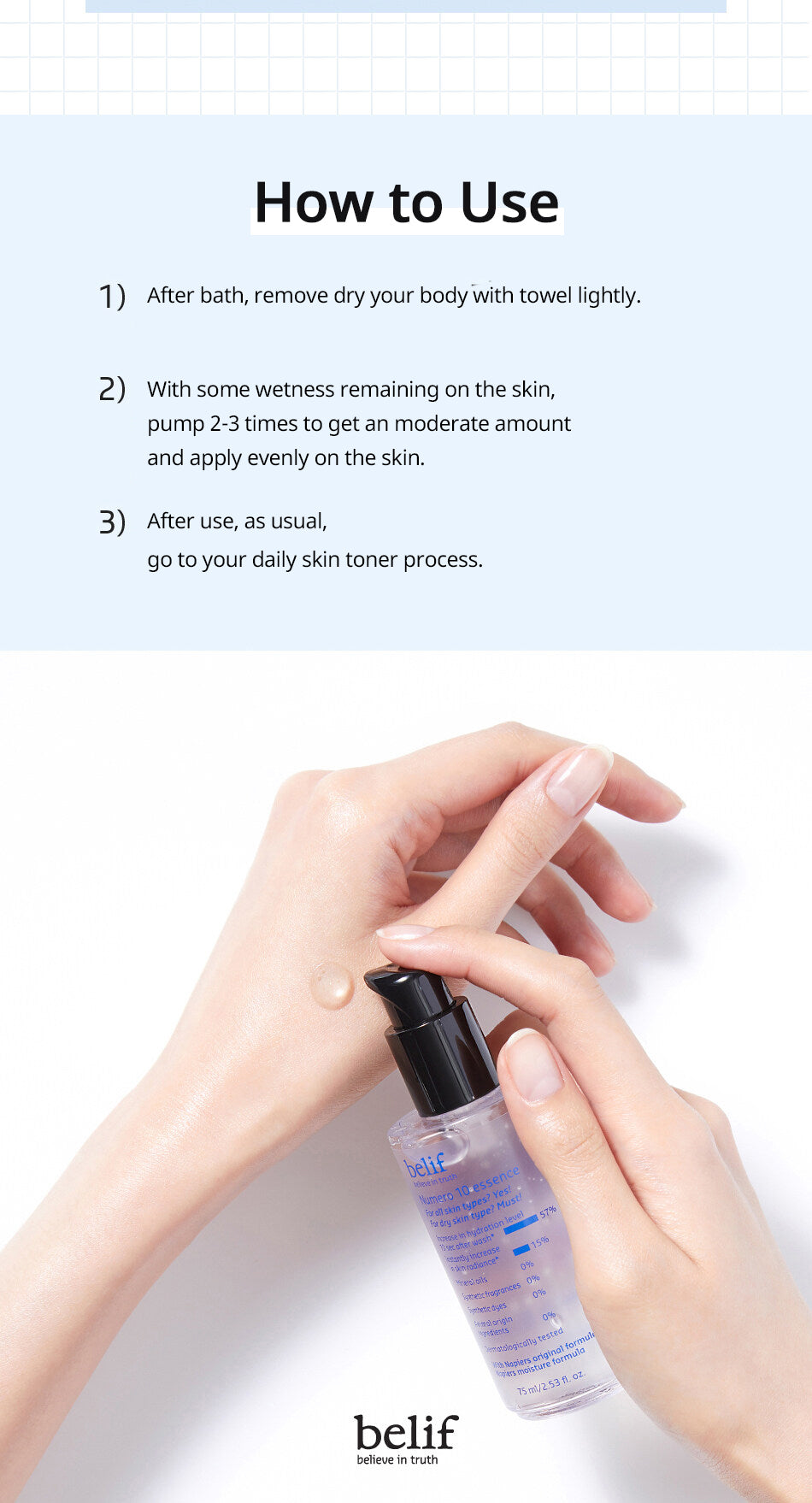 (Matthew) Belif Numero 10 Essence 125mL - DODOSKIN