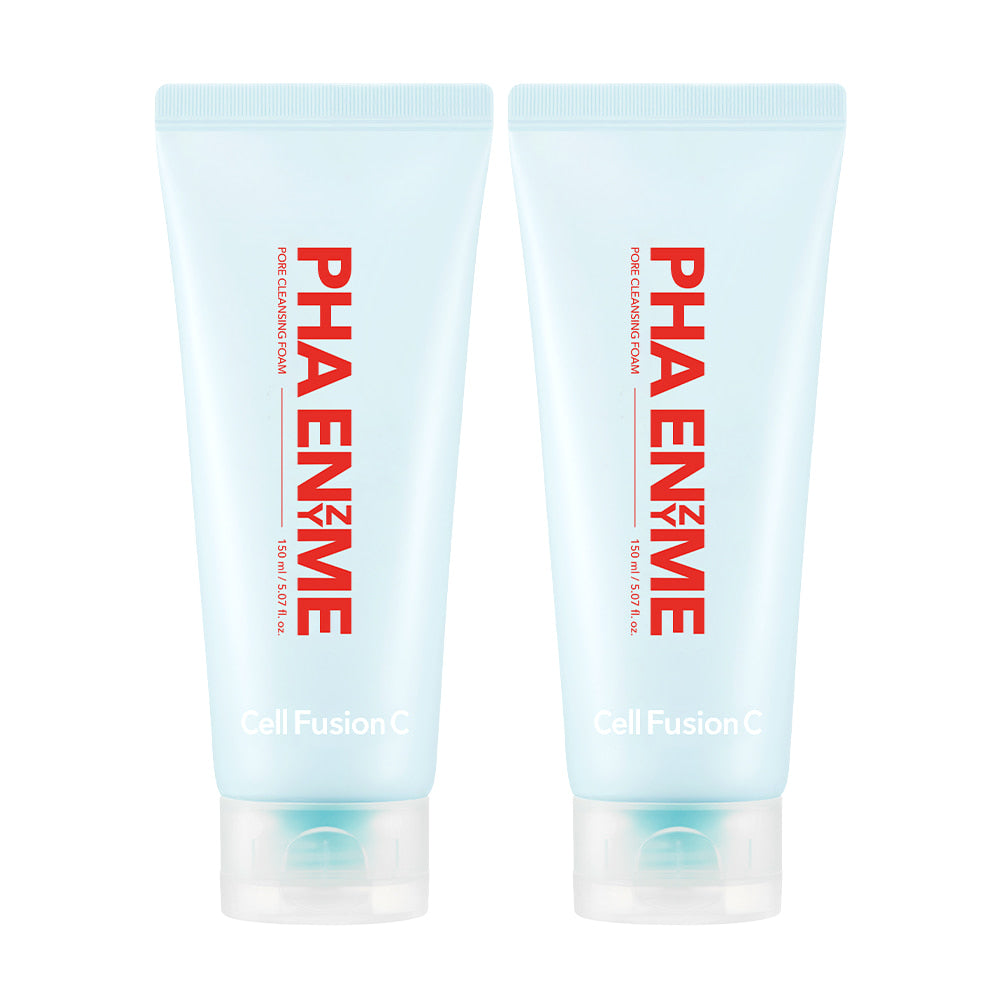 Cell Fusion C PHA Enzyme Pore Cleansing Foam (1+1 Special Set)