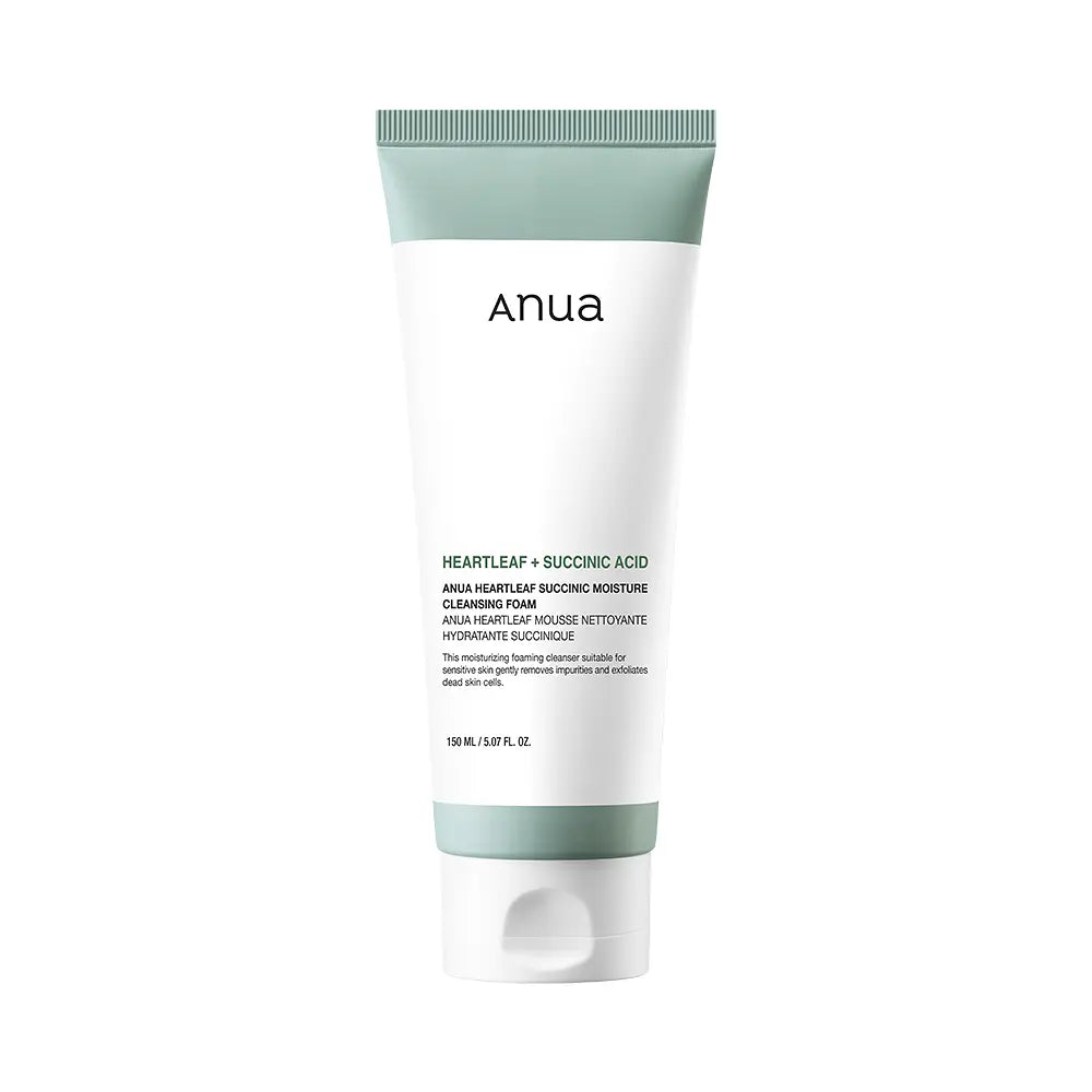 Anua Heartleaf Succinic Moisture Cleansing Foam 150ml