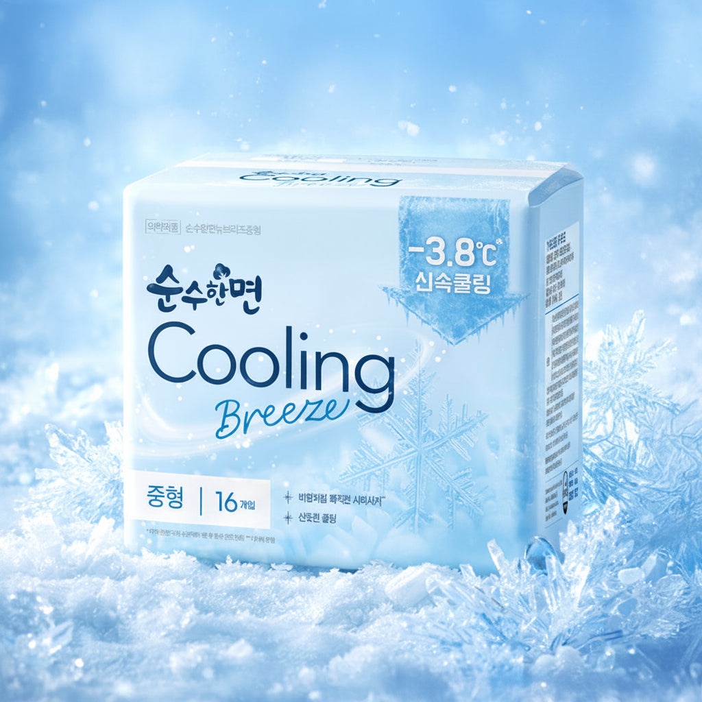 Soonsoohanmyeon Cooling Breeze Sanitary Pads 2 Types