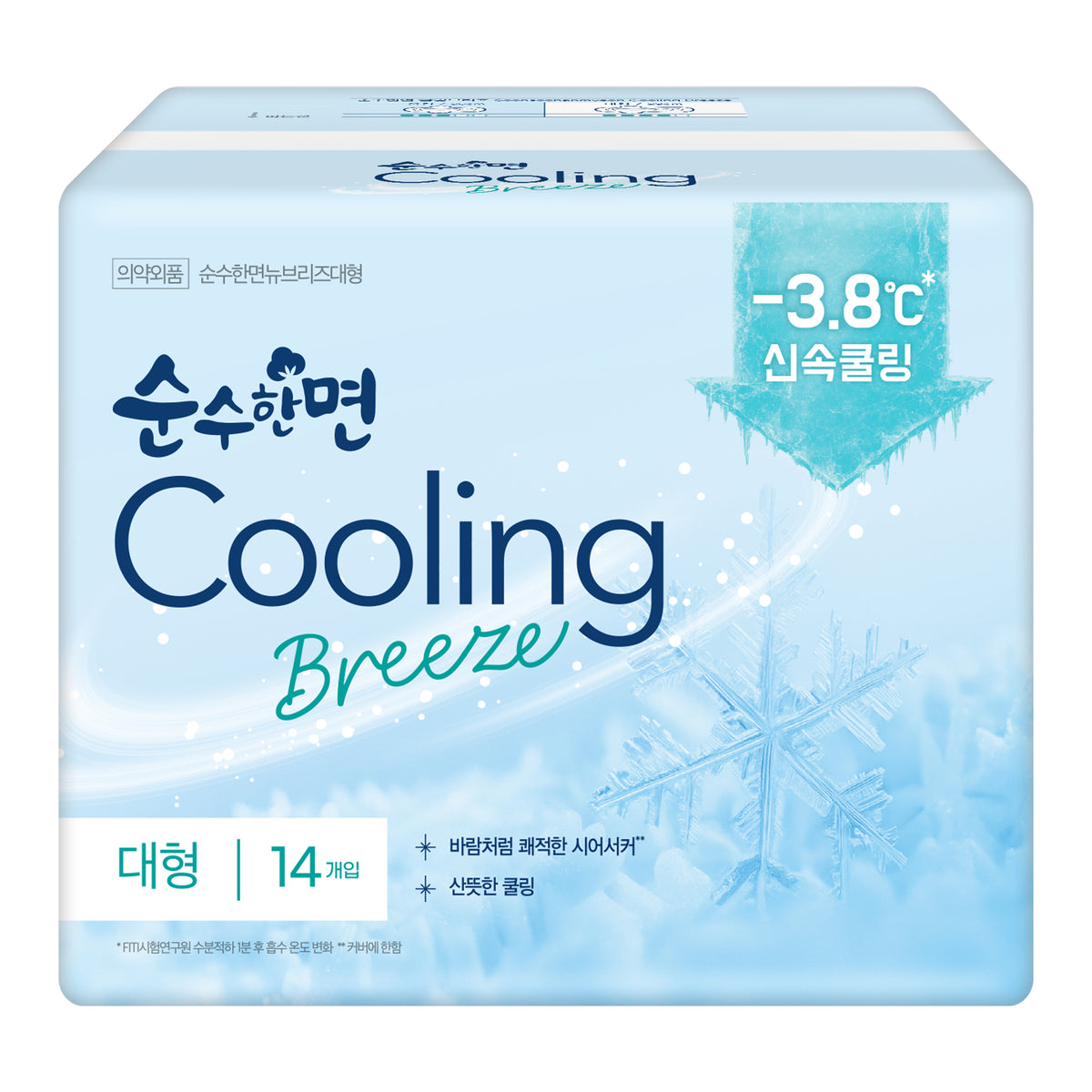 Soonsoohanmyeon Cooling Breeze Sanitary Pads 2 Types