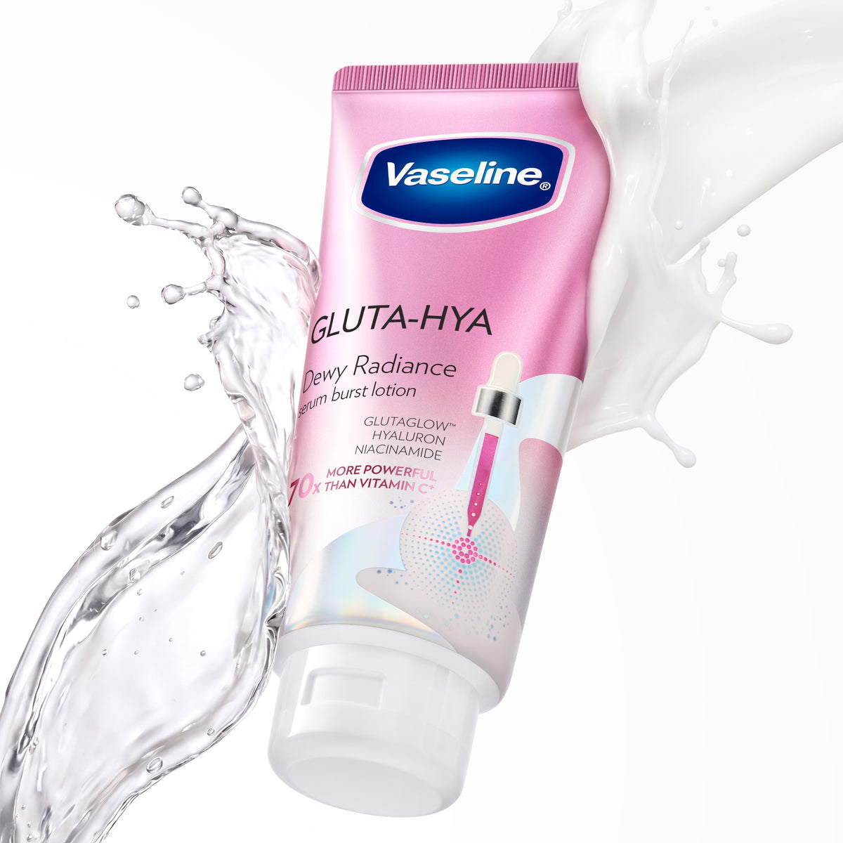Vaseline Gluta-Hya Serum Body Lotion 170ml 2 Types