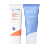 AESTURA Derma UV365 Barrier Mineral Sunscreen SPF50+ PA++++ 40ml + Atobarrier 365 Hydro Soothing Cream 60ml Special Set