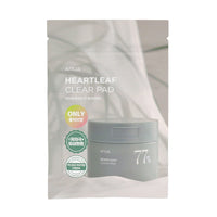 ANUA Heartleaf 77% Clear Pad 70 Sheets 160g - Contains 77% Houttuynia Cordata extract, known for its soothing, anti-inflammatory, and antibacterial properties.