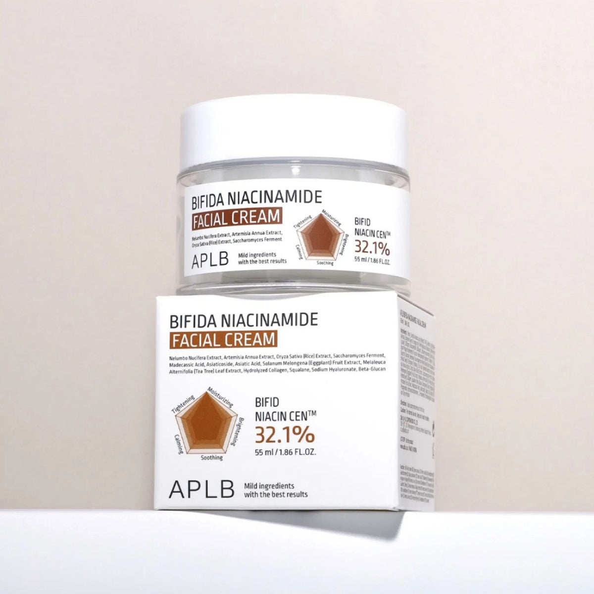APLB Bifida Niacinamide Facial Cream 55ml