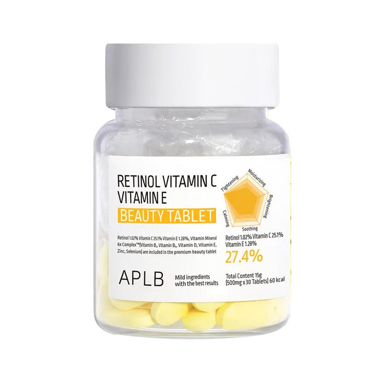APLB Retinol Vitamin C Vitamin E Beauty Tablet 15g 30 tablets