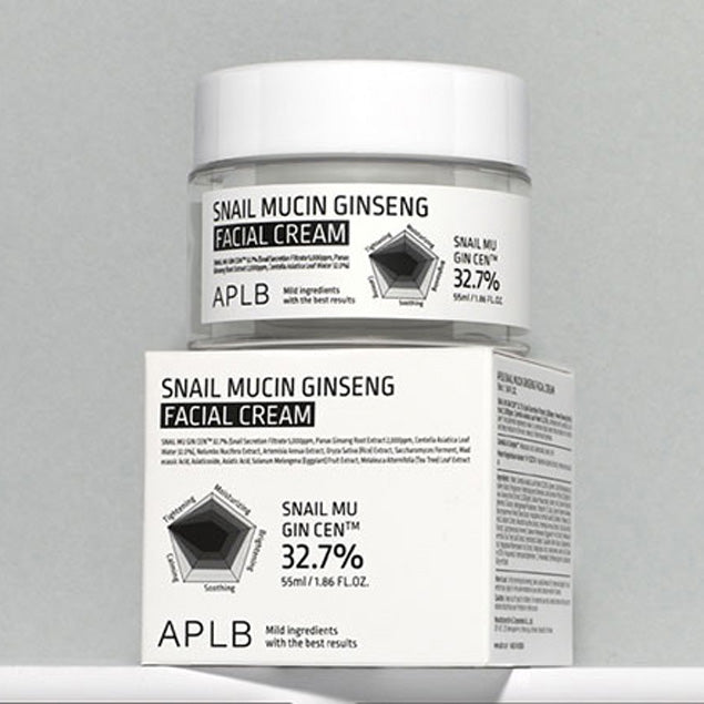 APLB Snail Mucin Ginseng Facial Cream 55ml