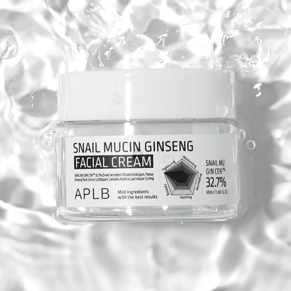 APLB Snail Mucin Ginseng Facial Cream 55ml