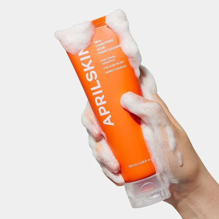 Aprilskin Real Carrotene Acner Foam Cleanser 120ml
