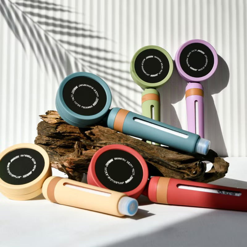 Aquaduo Blossom Rhowerhead + Filtro de recarga de PLA (2 piezas) - 9 colores