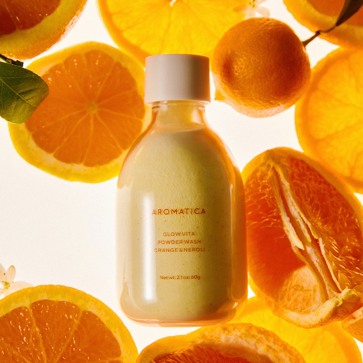 AROMATICA Glow Vita Powder Wash Orange & Neroli 60g