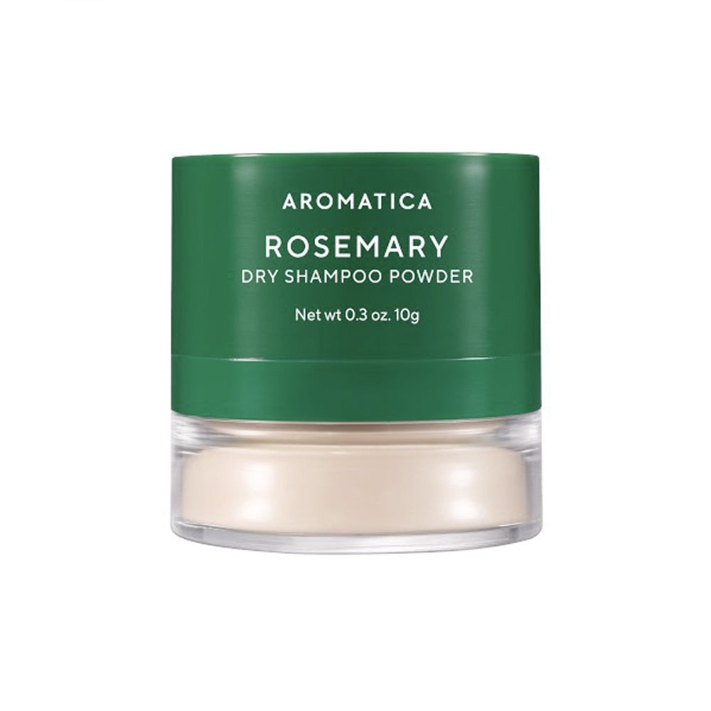 AROMATICA Rosemary Dry Shampoo Powder is a convenient 10g solution for refreshing your hair between washes.