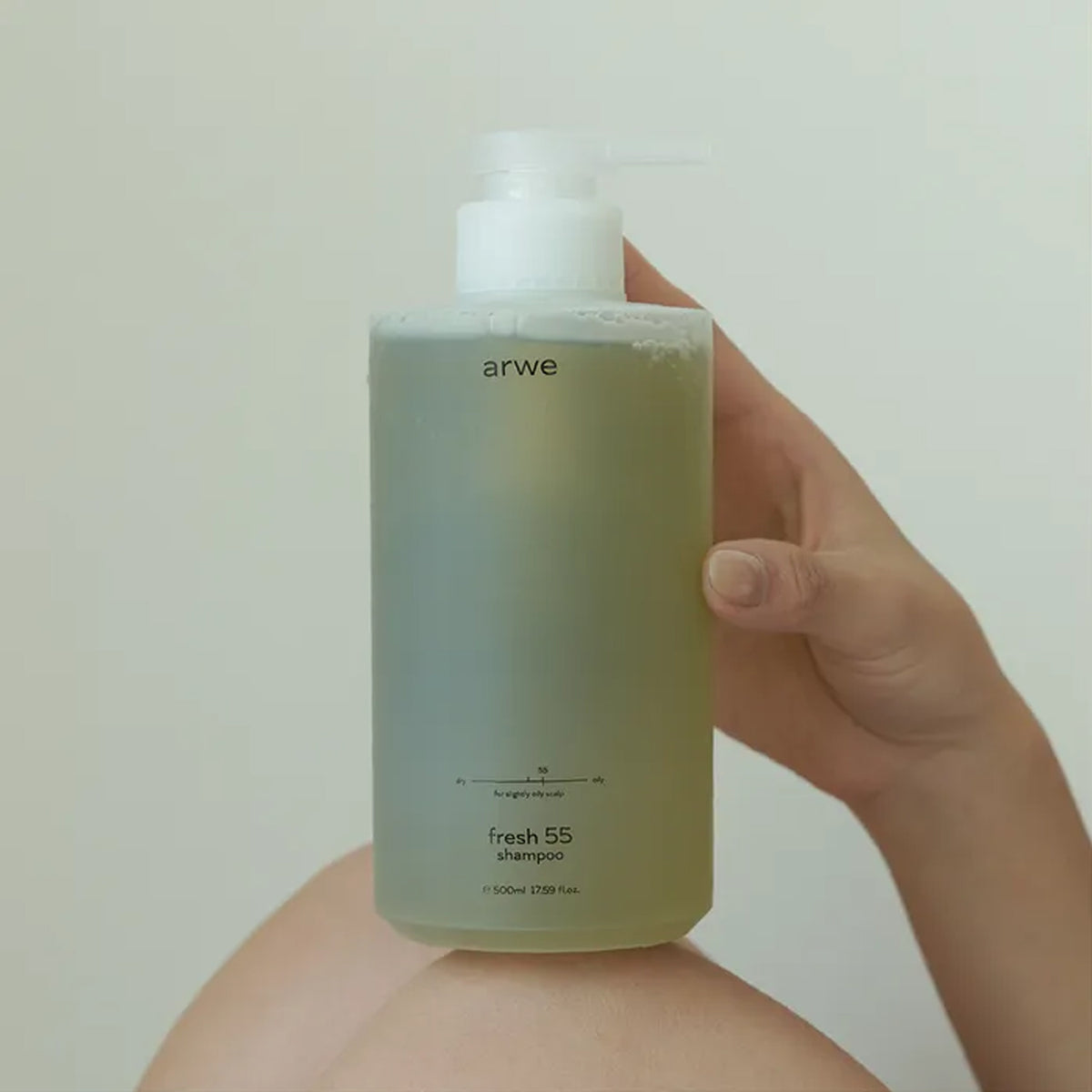 ARWE Fresh 55 Shampoo for Mildly Oily Scalp 500ml