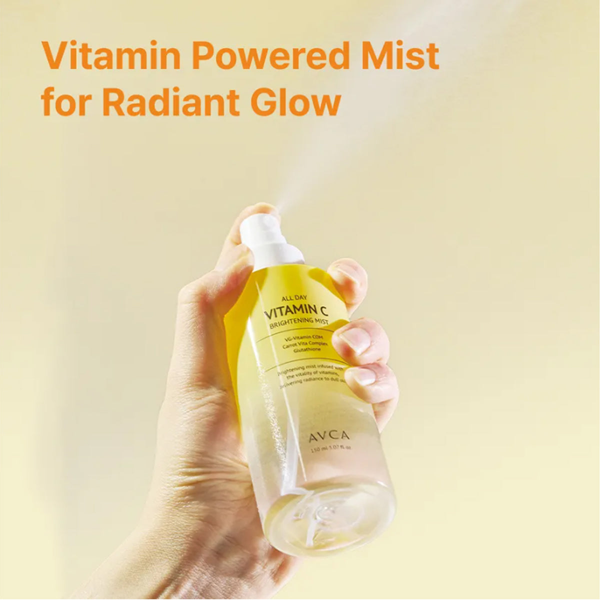 AVCA durante todo el día de vitamina C Brighting Mist 150ml