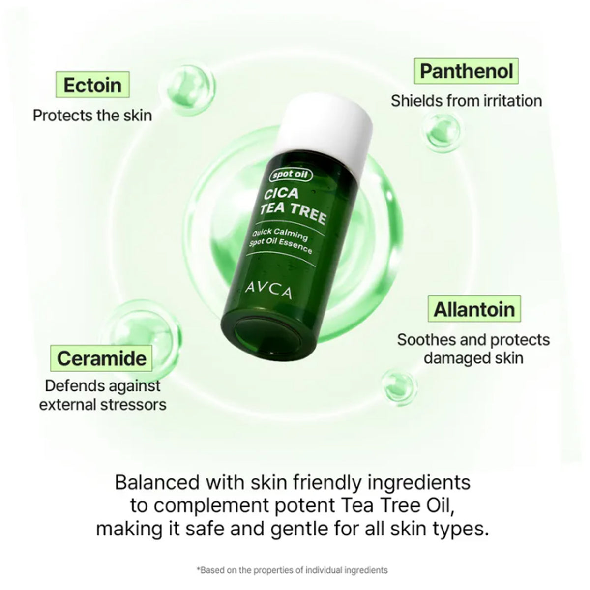 AVCA Cica Tea Tree Quick Calming Spot Oil Essence