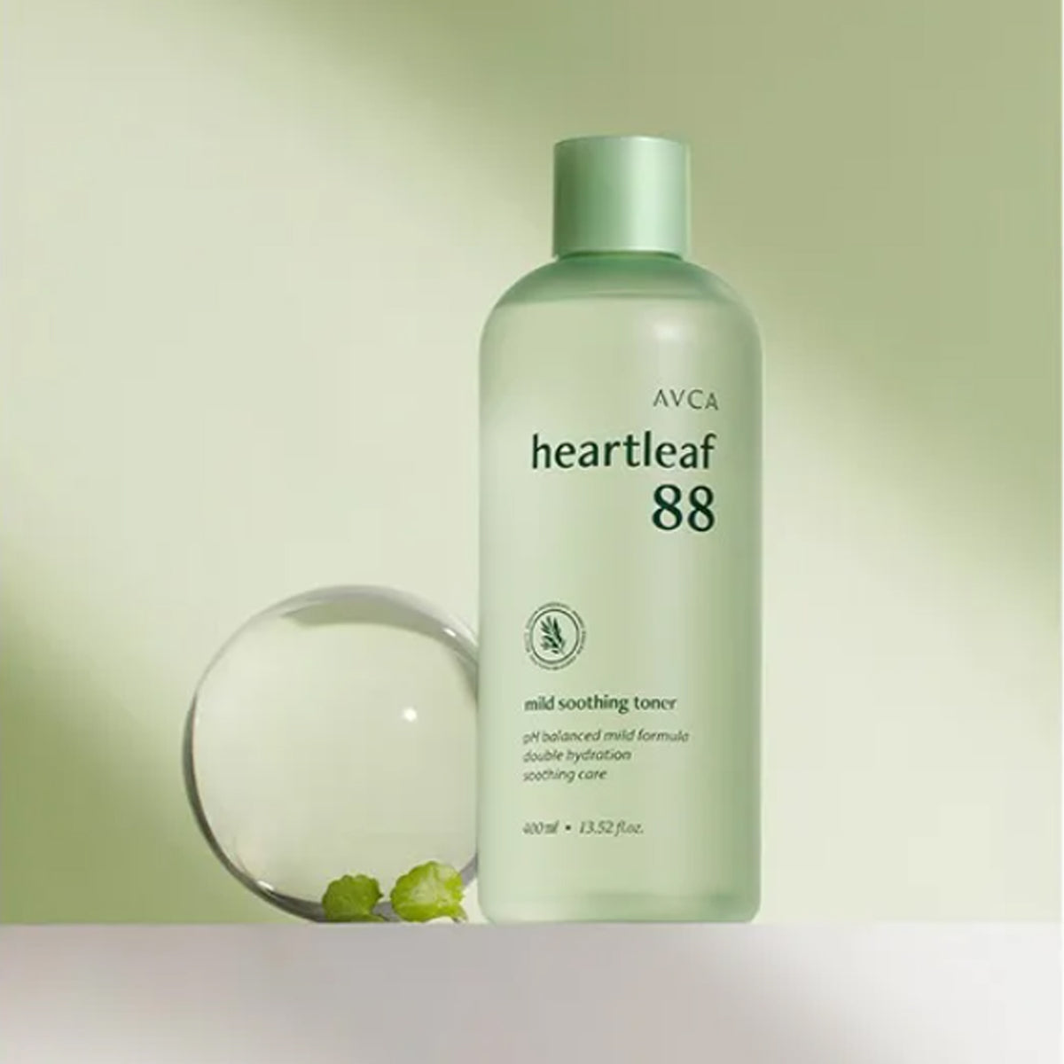 AVCA Heartleaf 88 Tóner suave y calmante 400ml