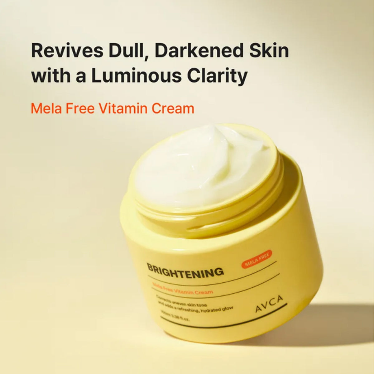 AVCA Mela Free Vitamin Brighting Cream 100ml