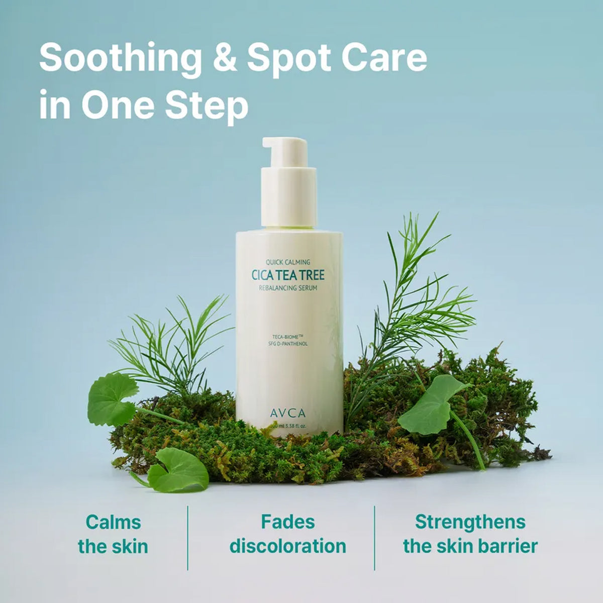 AVCA Quick Calming Cica Tea Tree Rebalancing Serum 100ml