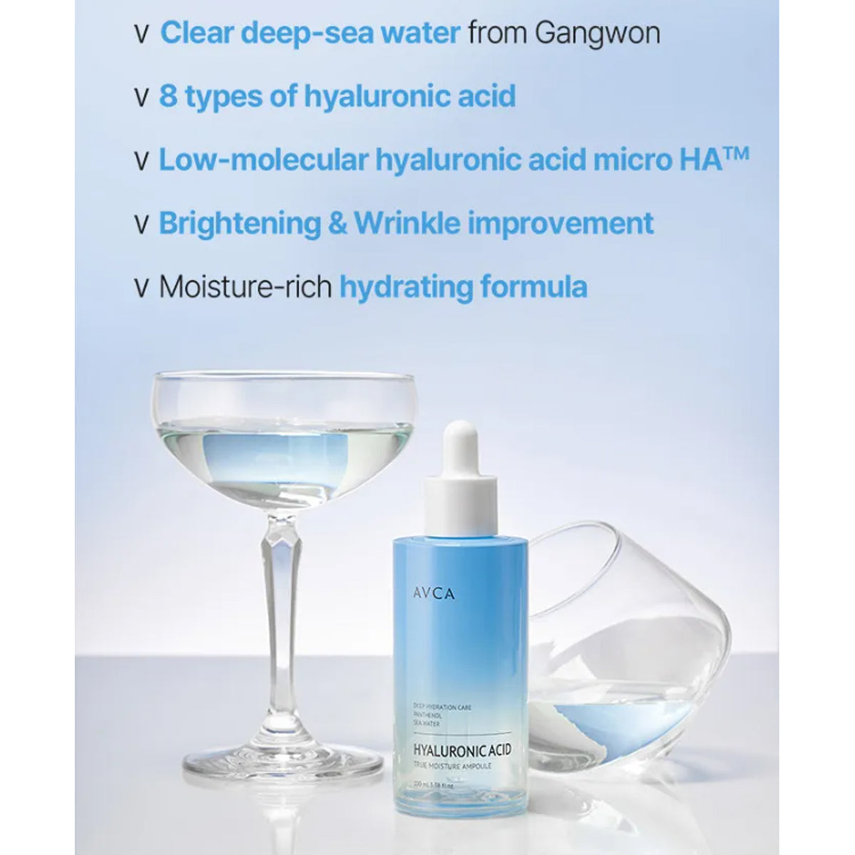 AVCA True Moisture Hyaluronic Acid Ampoule 100ml