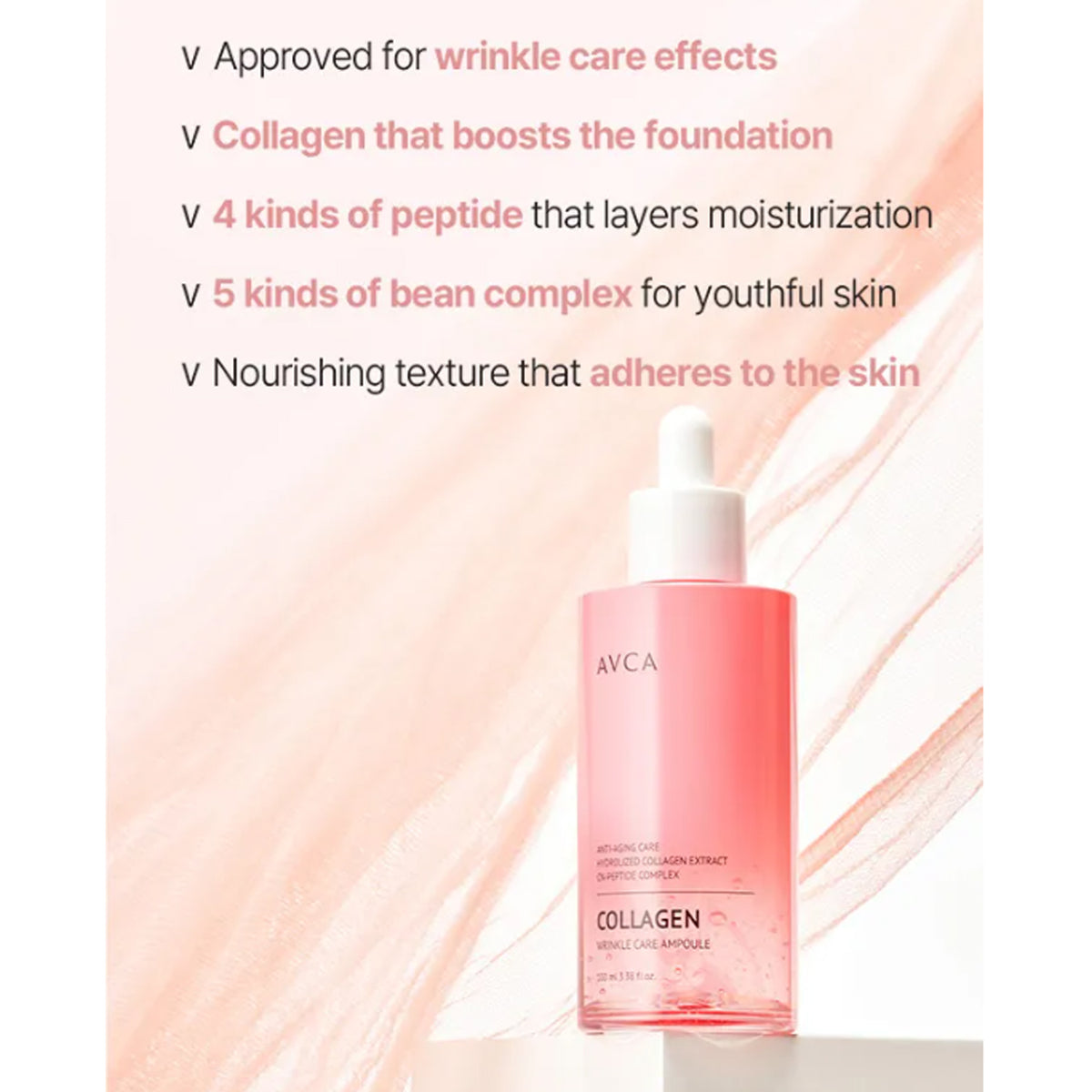 AVCA Wrinkle Care Collagen Ampoule 100ml