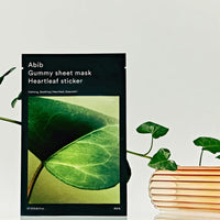 Abib Gummy Sheet Mask Heartleaf Sticker 27ml x 10ea