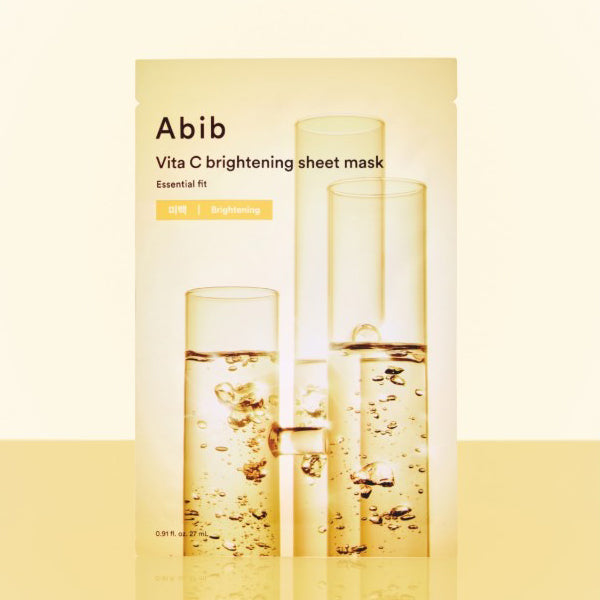 Abib Vita C Whitening Sheet Mask Essential Fit 27ml 10ea