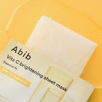 Abib Vita C Whitening Sheet Mask Essential Fit 27ml 1ea