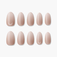 MUZMAK Nail Tips 36pcs #Amber(Almond)