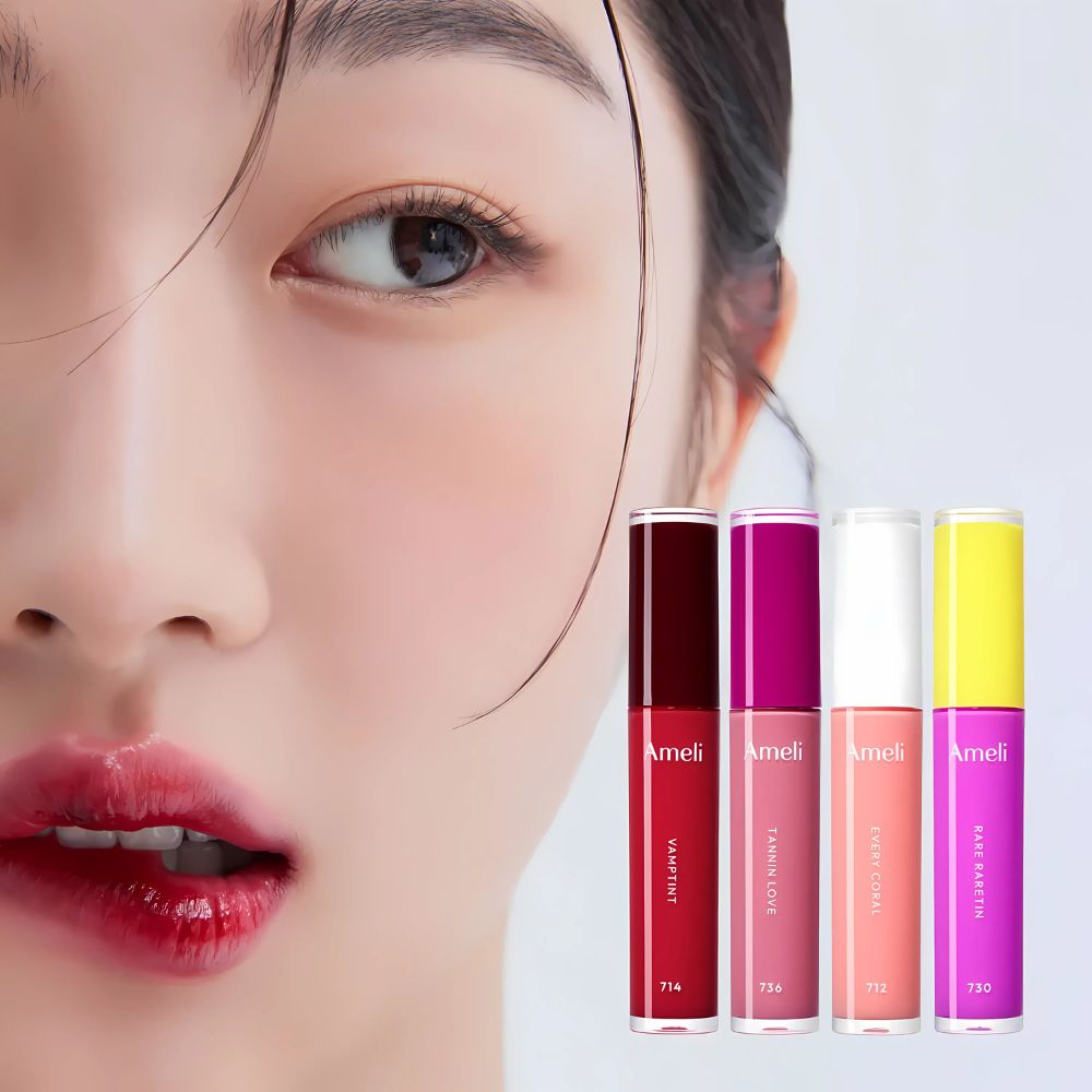 Compact and easy to apply, the Ameli Narcissism Lip Tint is a must-have addition to your makeup collection.