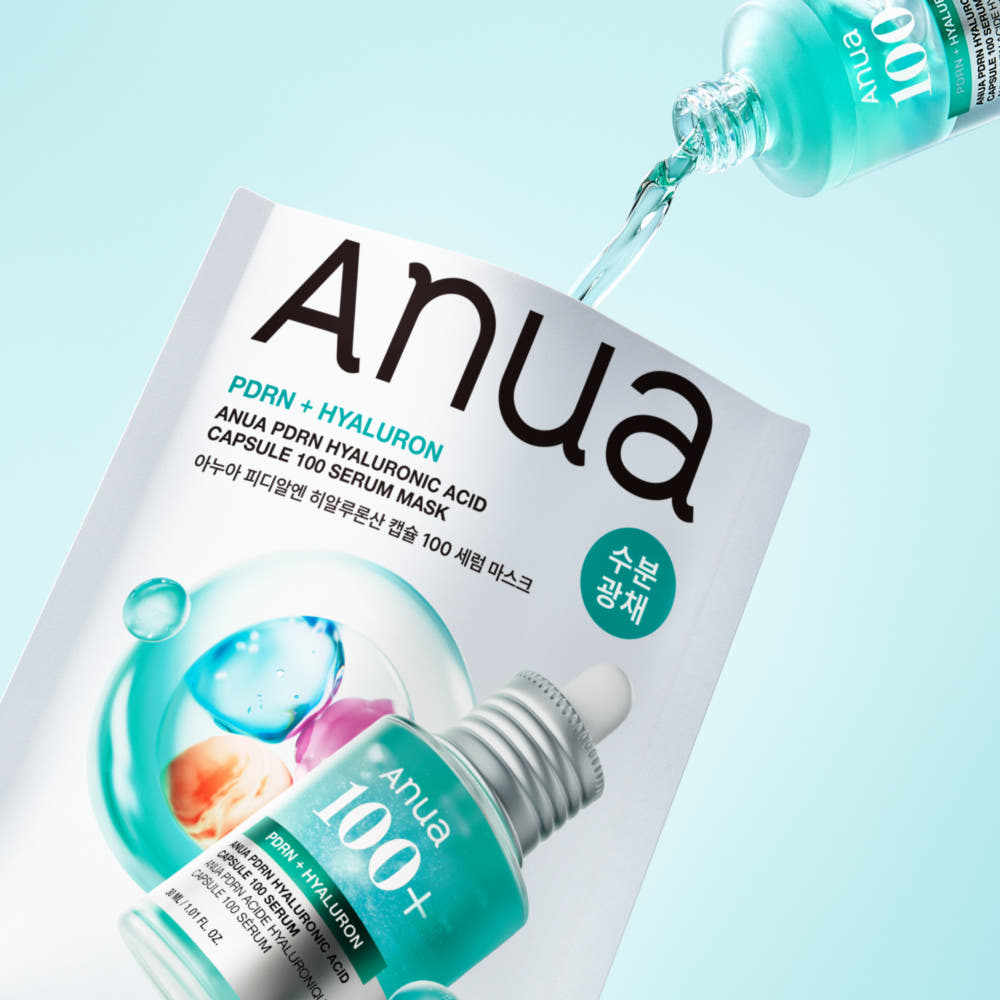 Anua PDRN Hyaluronic Acid Capsule 100 Serum Mask 23ml x 10ea