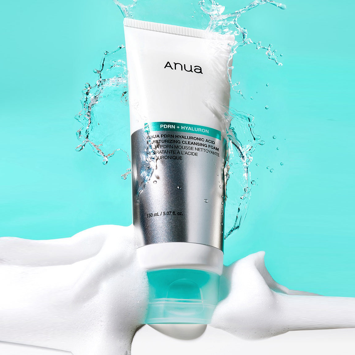 Anua PDRN Hyaluronic Acid Moisturizing Cleansing Foam 150ml