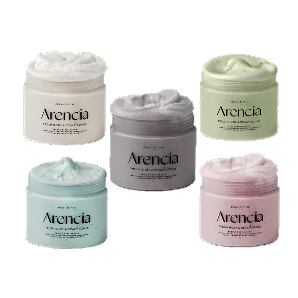 The Arencia Fresh Body & Scalp Scrub 260g is a versatile exfoliating scrub designed to rejuvenate both the skin and scalp.