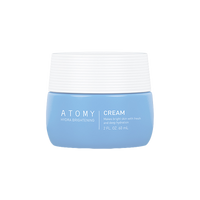 The Atomy Hydra Brightening Care Set for face, showcasing a bottle of water and a blue container.