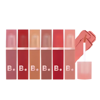 A sleek tube of BANILA CO Sheer Velvet Veil Tint, 4.2g, showcasing a soft, velvety texture for a natural lip look.