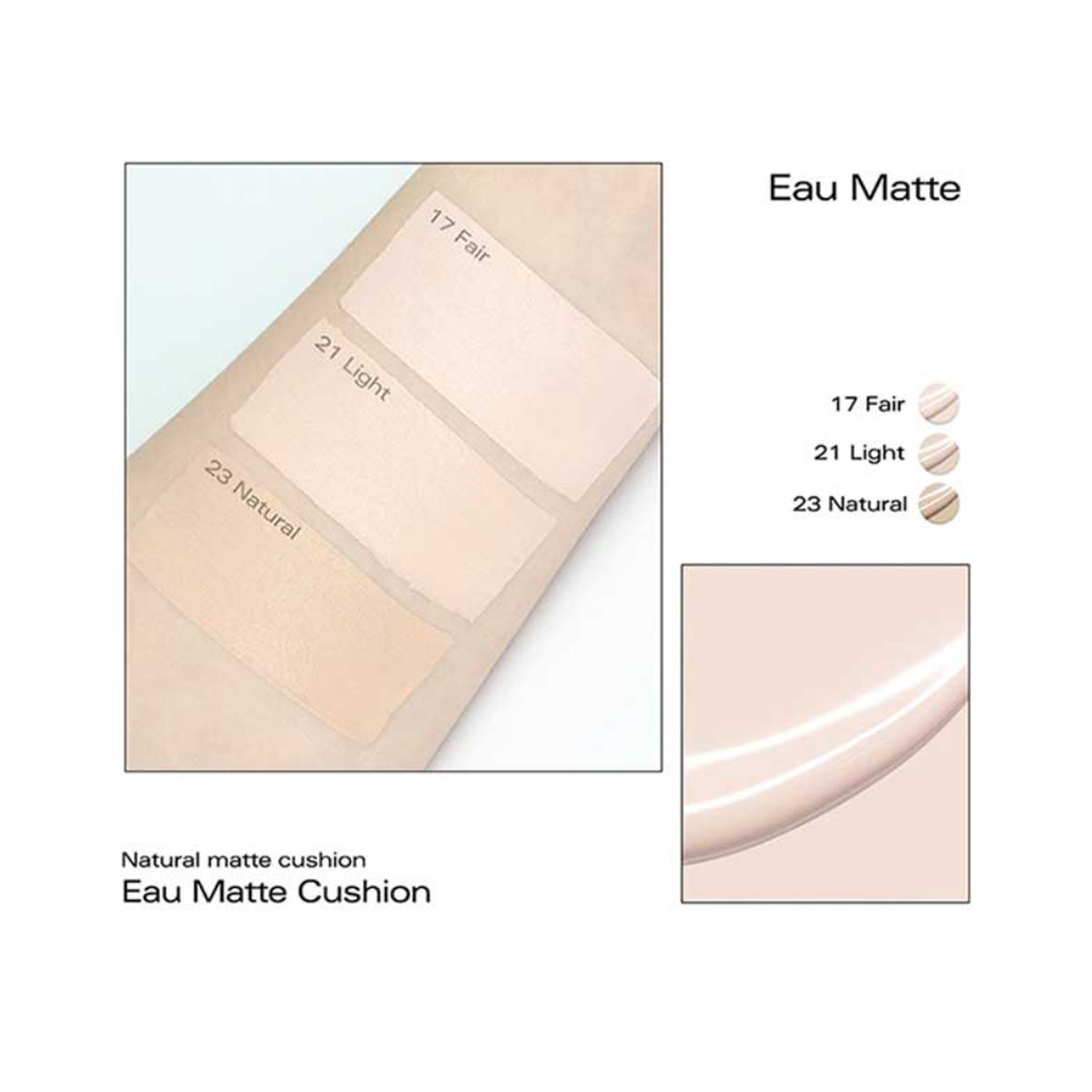 BBIA Eau Matte Cushion 3 Colors